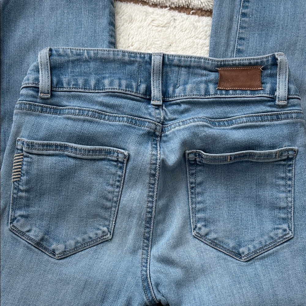 PAIGE High Rise Light Blue Jeans - Picture 6 of 6